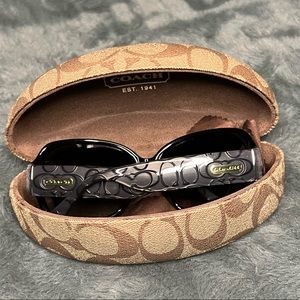 Coach sunglasses. Authentic. Discontinued style. Slightly worn.